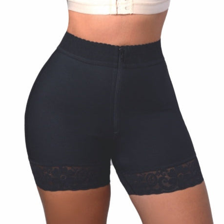 BUTT LIFTER SHORT WITH ZIP